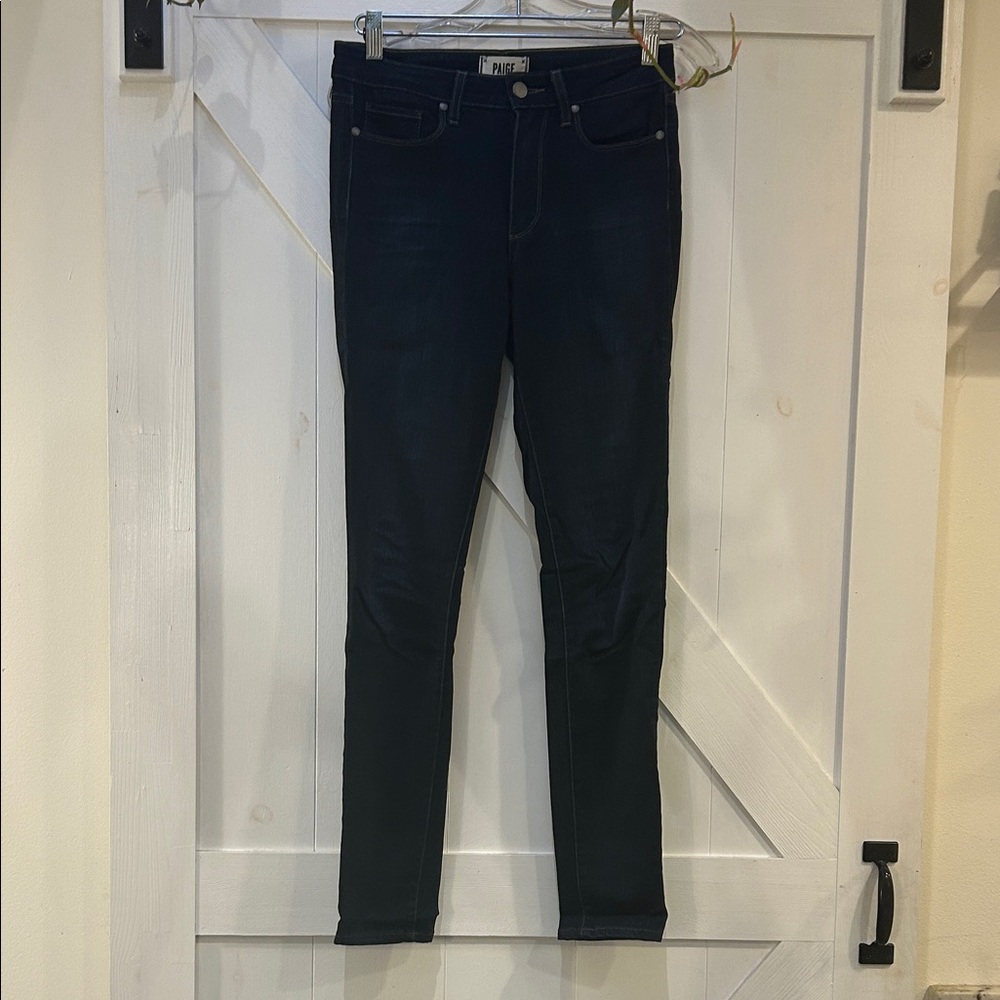 PAIGE Midnight Blue Skinny Jeans